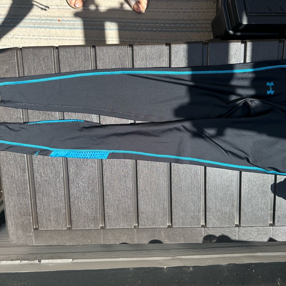Under Armour Blue and Black Compression Gear